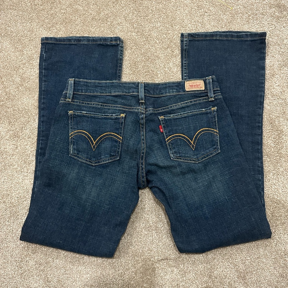 Levi's Blue Straight Leg Jeans Classic Style